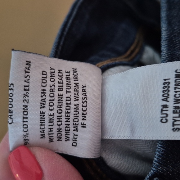 Hudson Beth Crop Baby Boot Cut Jeans Medium Wash Flap Pocket Size 29 - Picture 9 of 9